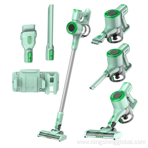 Cordless Stick Vacuum Cleaner with HEPA Filtration and LED Lights